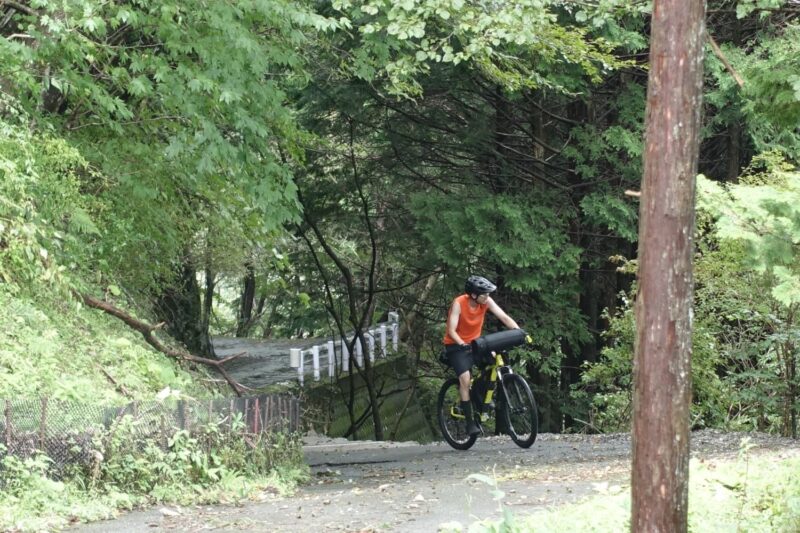 中津明神山を目指して自転車でヒルクライム